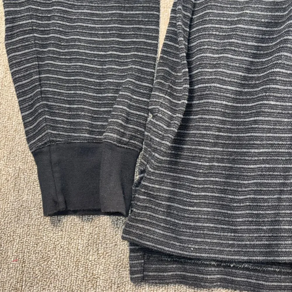 Vintage Polo Ralph Lauren Men’s Long Sleeve Polo Shirt Striped 2XL Black